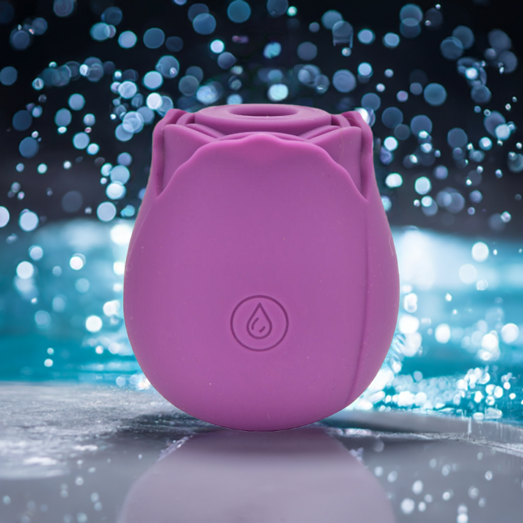 Loving Joy Rose Toy Clitoral Suction Vibrator Purple